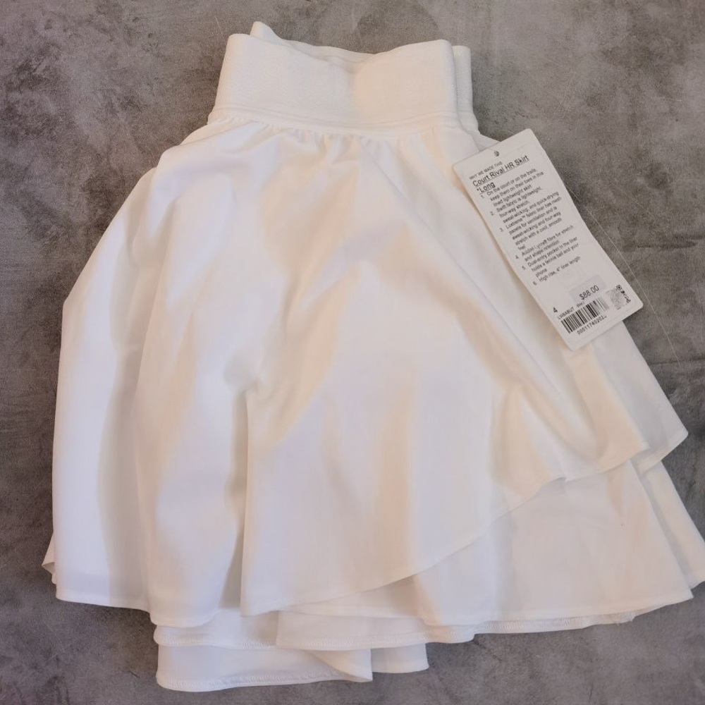 Lululemon Leggings Short Skirt Bundle White,Poolside,Pastel Blue,Indigo 4/Small - Picture 6 of 10